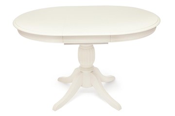 Овальный обеденный стол BEATRICE NEW (Беатриче New) Dia 90+35x76 pure white (402) арт.13545 в Подольске