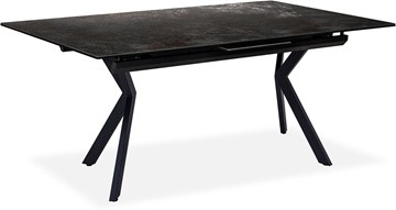Кухонный стол раскладной Бордо 3CX 180х95 (Oxide Nero/Графит) в Химках