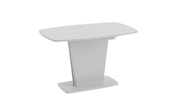 Кухонный раскладной стол Честер тип 2, цвет Белый/Стекло белый глянец в Серпухове