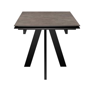 Кухонный стол раскладной DikLine DM120 Хромикс бронза / опоры черные в Подольске - предосмотр 2