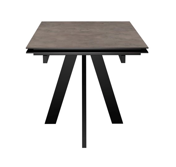 Кухонный стол раскладной DikLine DM120 Хромикс бронза / опоры черные в Подольске - изображение 2