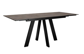 Кухонный стол раскладной DikLine DM120 Хромикс бронза / опоры черные в Подольске - предосмотр 5