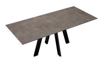 Кухонный стол раскладной DikLine DM120 Хромикс бронза / опоры черные в Подольске - предосмотр 7