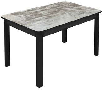 Кухонный стол раскладной Гамбург Мини, ноги метал. крашеные №23 (Exclusive h009/черный) в Москве