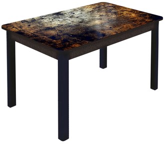 Обеденный раздвижной стол Гамбург Мини, ноги метал. крашеные №23 (Exclusive h103/венге) в Химках