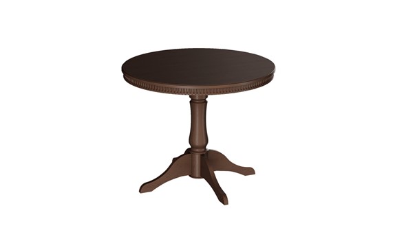 Кухонный стол раздвижной Орландо Т1, цвет Орех темный (Б-111.02.1) в Химках - изображение