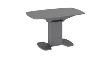 Стеклянный обеденный стол Портофино (СМ(ТД)-105.02.11(1)), цвет Серое/Стекло серое матовое LUX в Одинцово