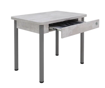 Кухонный стол раскладной Прайм-3Р, Цемент светлый в Подольске - предосмотр 2