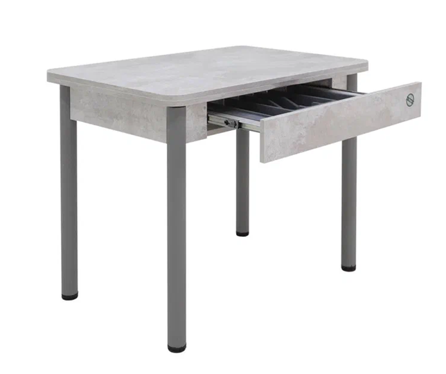 Кухонный стол раскладной Прайм-3Р, Цемент светлый в Подольске - изображение 2