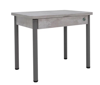 Кухонный стол раскладной Прайм-3Р, Цемент светлый в Химках