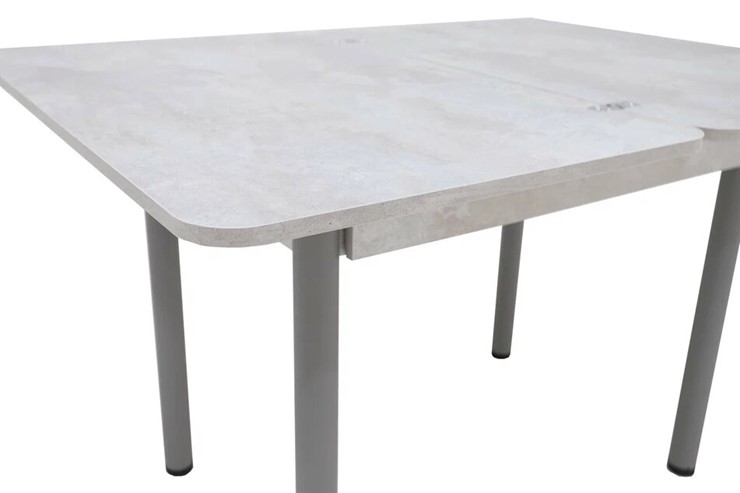 Кухонный стол раскладной Прайм-3Р, Цемент светлый в Серпухове - изображение 3