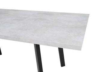 Кухонный стол раскладной Робин, опоры прямые, цемент светлый в Химках - предосмотр 3