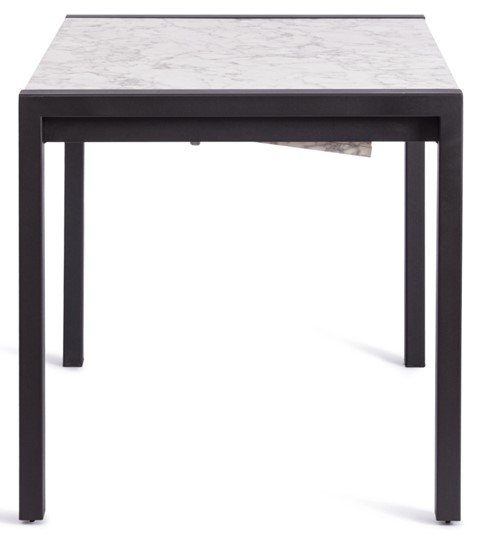 Кухонный раздвижной стол SVAN (mod. 1011) ЛДСП+меламин/металл, 120+67х74х75, сосна/чёрный арт.19490 в Москве - изображение 1