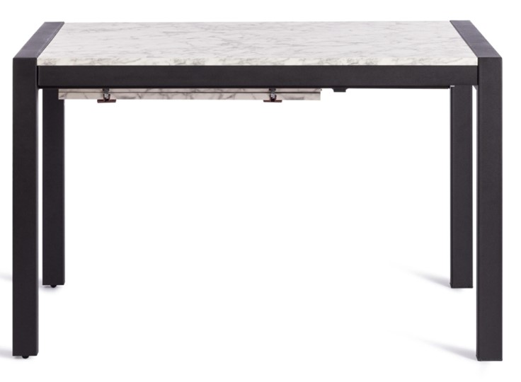 Кухонный раздвижной стол SVAN (mod. 1011) ЛДСП+меламин/металл, 120+67х74х75, сосна/чёрный арт.19490 в Москве - изображение 2