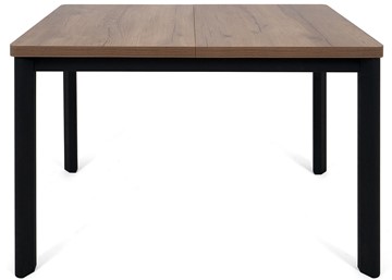 Кухонный стол раскладной Токио-2L (ноги металлические черные, дуб табако) в Одинцово - предосмотр 1