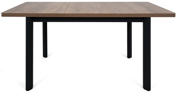 Кухонный стол раскладной Токио-2L (ноги металлические черные, дуб табако) в Химках - предосмотр 4