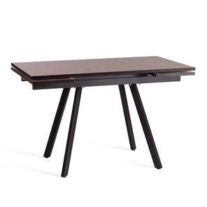 Кухонный стол раскладной VIGO ЛДСП/HPL/металл,120x80x30х30х75 см, Дуб Вотан/чёрный арт.20622 в Подольске