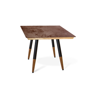Керамический стол SHT-TU12 (4 шт.)/ТT8 60/60 (черный/темный орех/прозрачный лак/коричневая сепия) в Коломне