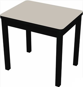 Кухонный стол раздвижной Бари дерево №8 (стекло белое/черный) в Химках