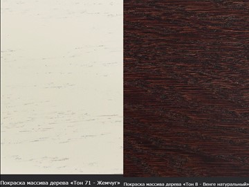 Кухонный стол раздвижной Леонардо-1 исп. Круг 820, тон 9 (Морилка/Эмаль) в Одинцово - предосмотр 16