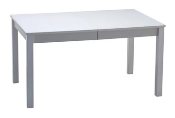 Кухонный раздвижной стол Нагано-2 стекло белое opti (хром-лак) 1 в Одинцово