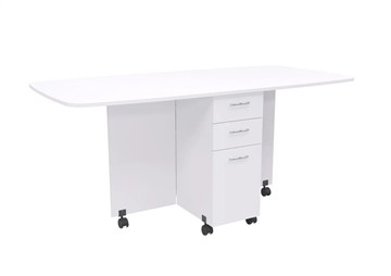 Обеденный стол 1-6702, Белый в Химках