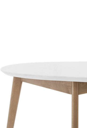 Обеденный стол Орион Classic 94, Дуб/белый в Химках - изображение 4