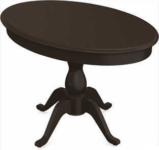 Обеденный раздвижной стол Фабрицио-1 исп. Эллипс, Тон 8 Покраска + патина с прорисовкой (на столешнице) в Химках - предосмотр