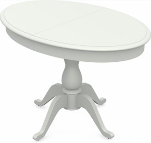 Раздвижной стол Фабрицио-1 исп. Эллипс, Тон 9 Покраска + патина с прорисовкой (на столешнице) в Подольске - предосмотр