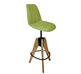 Барный стул SHT-ST29-C1/S92 (оливковый/брашированный коричневый/черный муар) в Химках