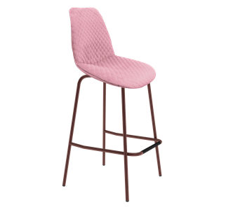 Барный стул SHT-ST29-С22 / SHT-S29P (розовый зефир/медный металлик) в Москве