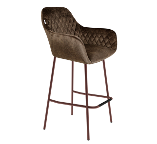 Барный стул SHT-ST38 / SHT-S29P (кофейный трюфель/медный металлик) в Подольске