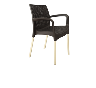 Обеденный стул SHT-ST68/S424 (черно-коричневый/ваниль) в Одинцово