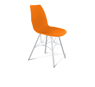 Обеденный стул SHT-ST29/S100 (оранжевый ral2003/хром лак) в Одинцово