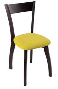 Обеденный стул Лугано каркас массив венге, велюр - мазерати олива в Химках