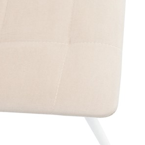 Обеденный стул Leset Скай (Металл белый/велюр песок) в Подольске - предосмотр 4