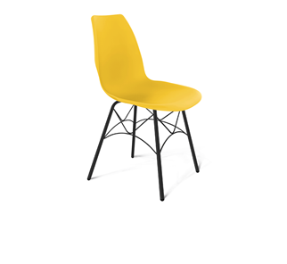 Кухонный стул SHT-ST29/S107 (желтый ral 1021/черный муар) в Одинцово