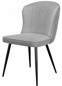 Обеденный стул 209, микровелюр B22 grey, ножки черные в Одинцово