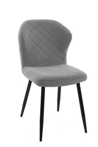 Обеденный стул 239, микровелюр B22 grey, ножки черные в Подольске