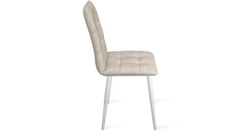 Обеденный стул Аспен К1С (Белый матовый/Микровелюр Duna Brilliant) в Серпухове - предосмотр 1