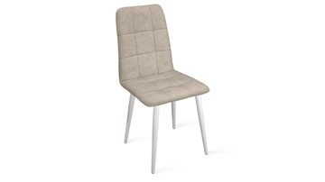 Обеденный стул Аспен К1С (Белый матовый/Микровелюр Duna Brilliant) в Коломне