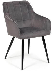 Обеденный стул BEATA (mod. 8266) 56х60х82 серый (G-062-40)/черный в Москве - предосмотр