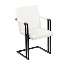 Обеденный стул Бруно, Черный/Аттика белый в Одинцово