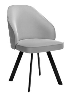 Кухонный стул dikline 276 Е28 светло-серый  ножки черные в Подольске