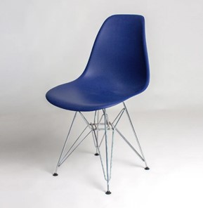 Кухонный стул derstuhl DSL 110 Chrom (темно-синий) в Химках