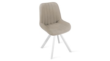 Обеденный стул Марвел Исп. 2 К2 (Белый матовый/Велюр Confetti Smoke) в Химках