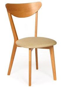 Обеденный стул MAXI (Макси), бук/ткань 86x48,5x54,5 Бежевый/ натуральный бук (2 шт) арт.13134 в Москве