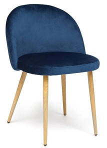 Обеденный стул MELODY (mod. 4997) 52х49х78 темно-синий/натуральное дерево в Одинцово