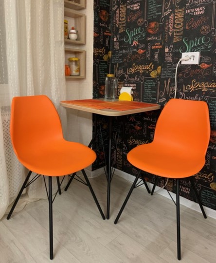 Кухонный стул SHT-ST29/S107 (оранжевый ral2003/хром лак) в Москве - изображение 25
