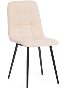 Обеденный стул CHILLY MAX 45х54х90 бежевый 08/черный арт.17275 в Подольске